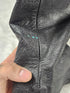 Rare Vintage Gadabout Men's Black Leather Motorcycle/Biker Jacket Size 52 NYPD