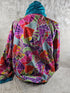 1990s - Reverseable Casual Isle Funky Colorful Windbreaker Jacket, Large