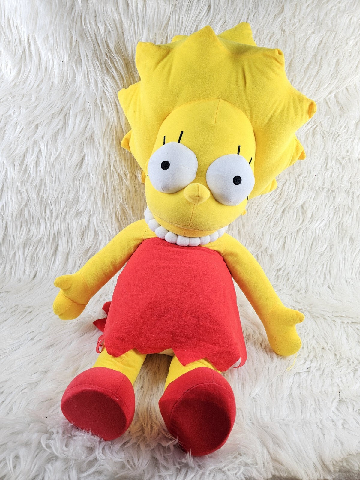 Huge Giant Size Lisa Simpson Plush Doll 20th Century Fox 36 Inch / 3 Feet