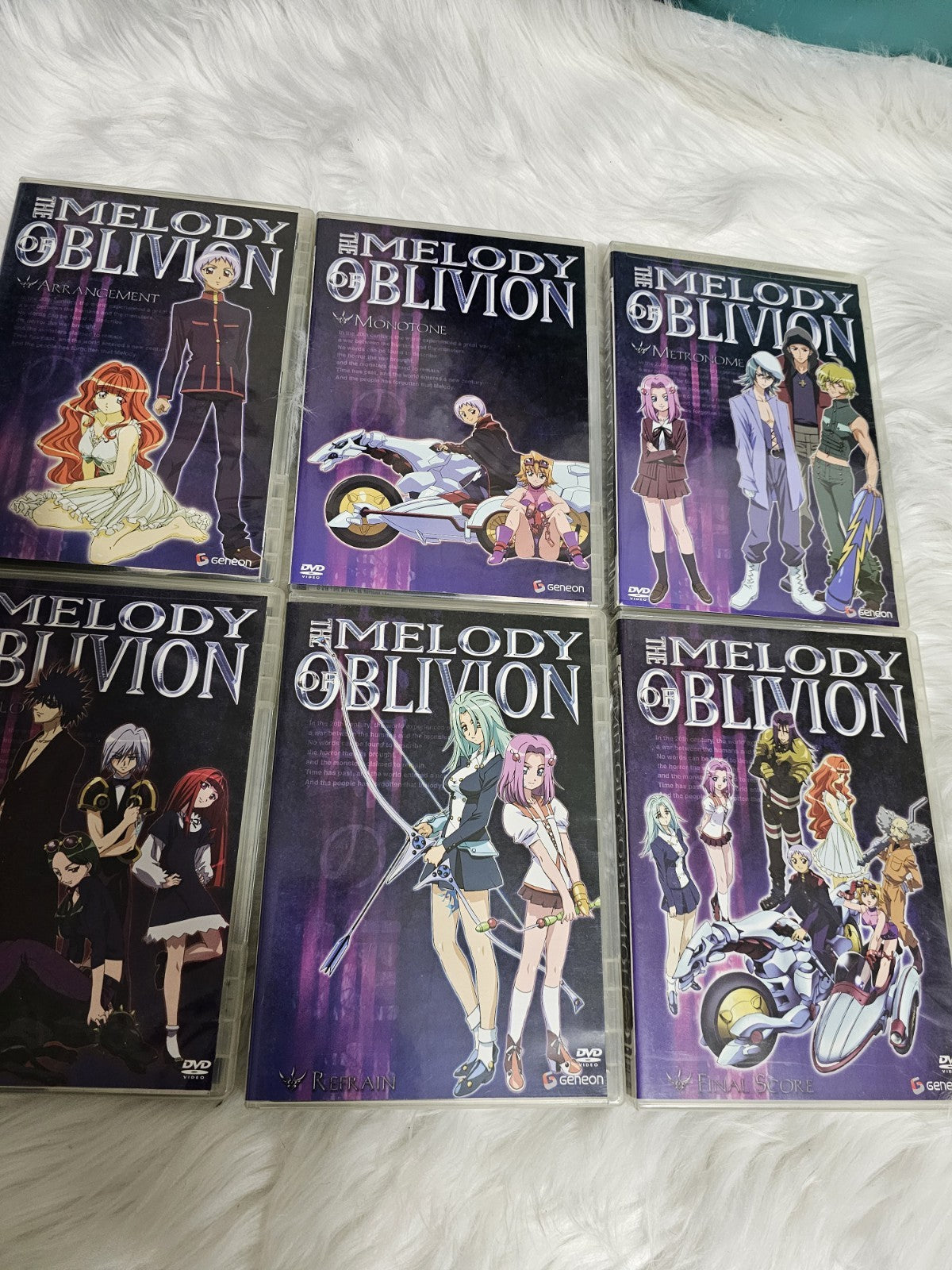 2006 - Melody of Oblivion: Vol. 1-6: Final Score DVD. Scratch Free