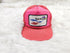 Vintage Rare Pink/Red Road Runner Beep Beep Snapback Hat Looney Tunes Cartoons