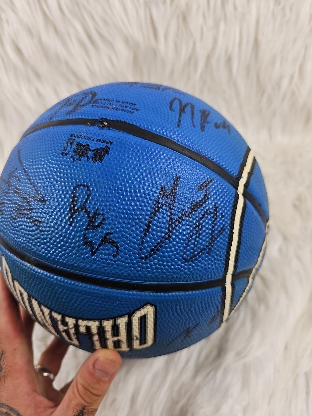 2006/2007 - Autographed Basketball Orlando Magic Team NBA Spalding - RARE