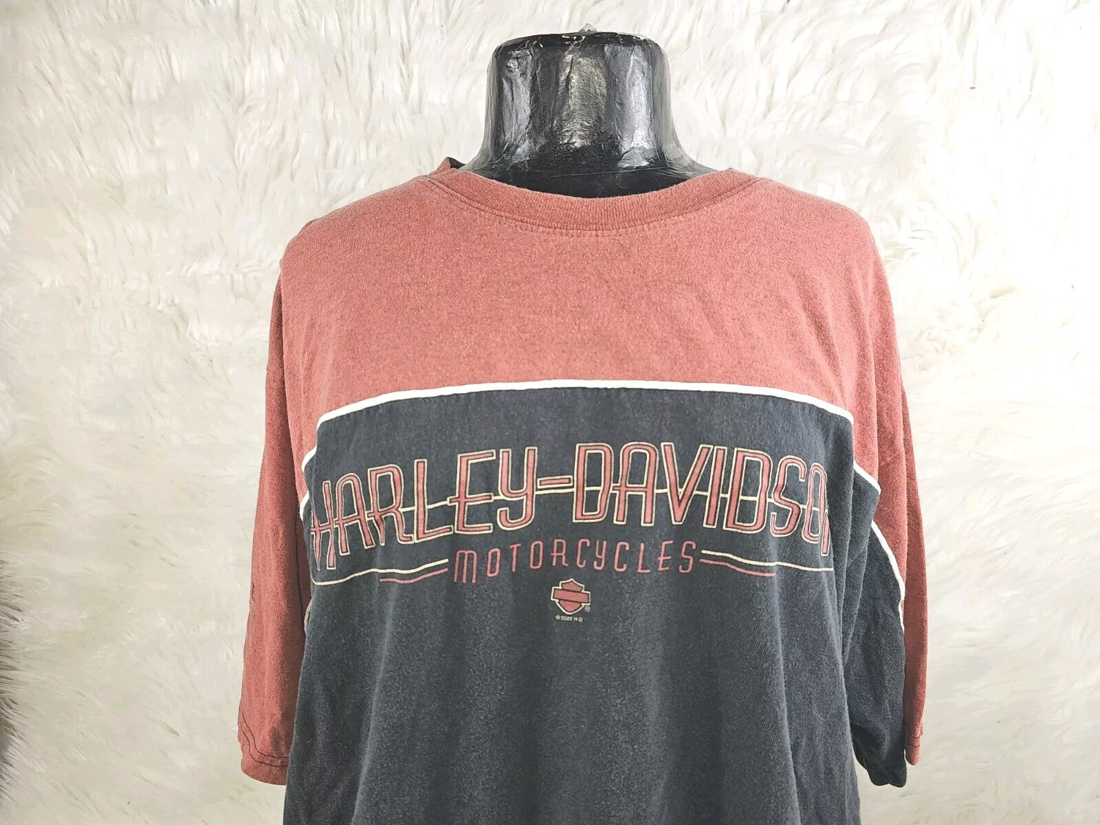 2002 - HARLEY DAVIDSON T Shirt  Indiana USA Size XL Motorcycle Biker Shirt