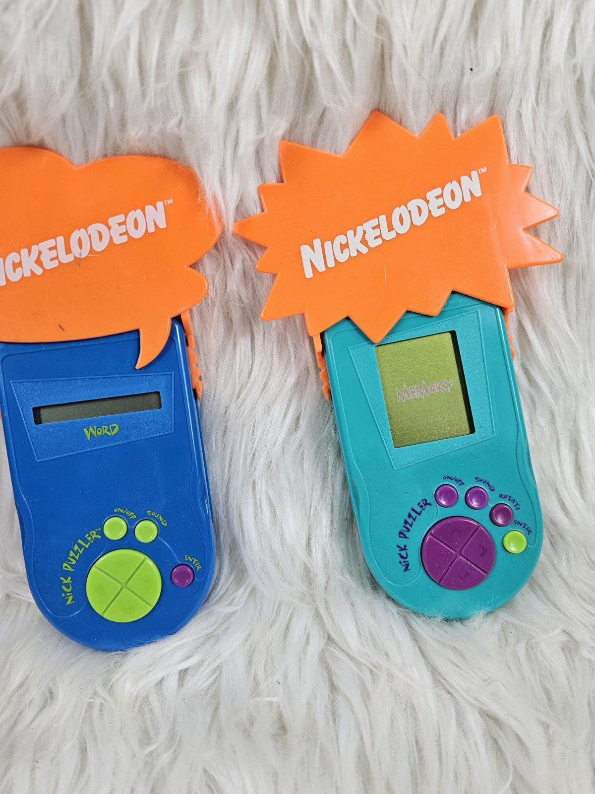 1995 - Nickelodeon Puzzler Memory Game Handheld Game