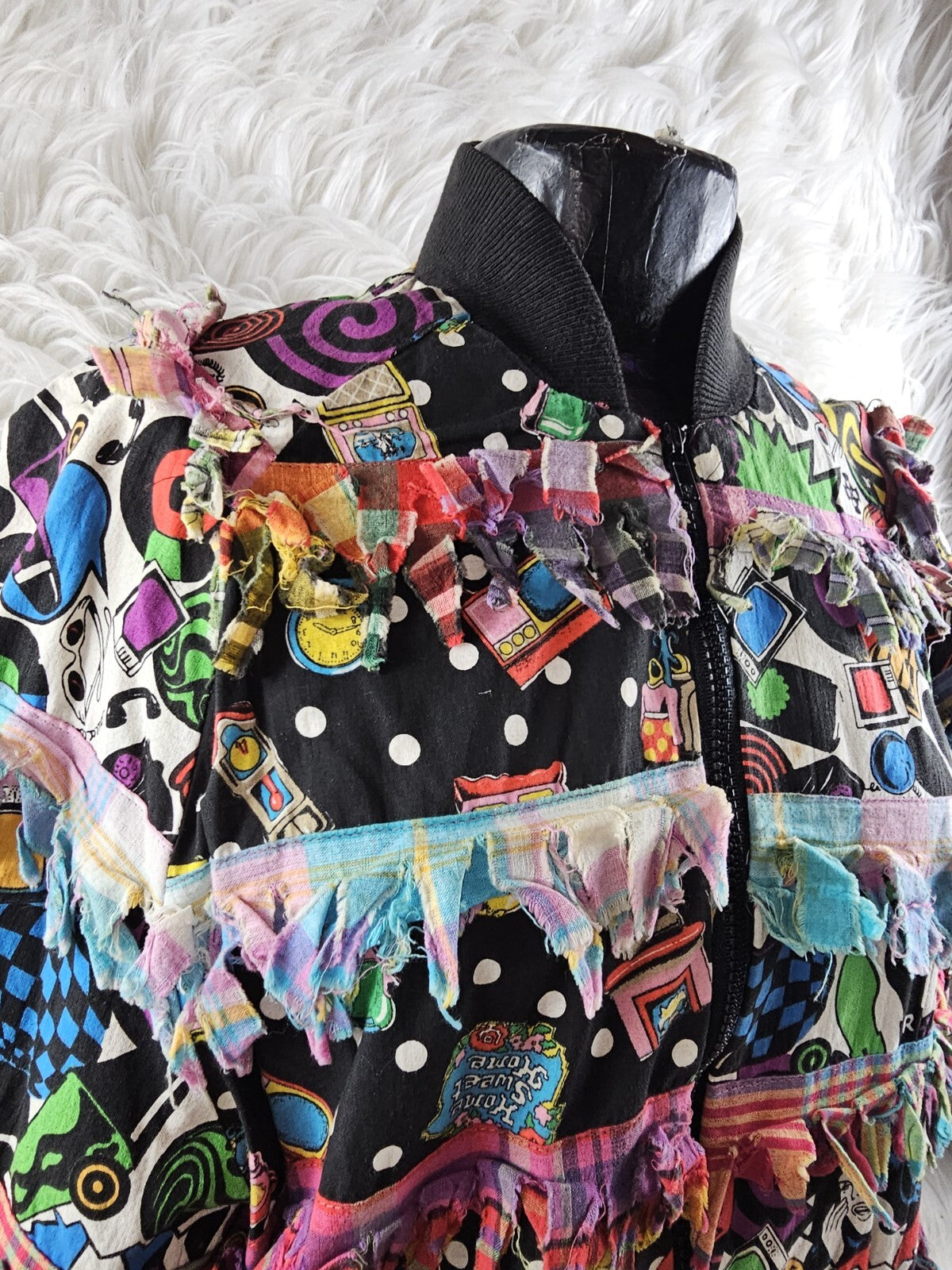 vintage paula sweet 花柄 ジャケット 1990s - Paula Sweet Muslin Mink Floral Jacket Size Medium