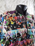 1990s - Paula Sweet Muslin Mink Floral Jacket Size Medium