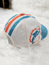 Vintage 80s Rare Miami Dolphins Helmet Hat Snapback Cap Louisville Mfg