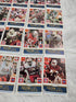 1986 - McDonald's Cards NFL New England Patriots (24) Blue Tab Unscratched MINT