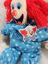 1999 - Bozo The Clown Vintage Large 19" Aurora Larry Harmon Doll No Sound