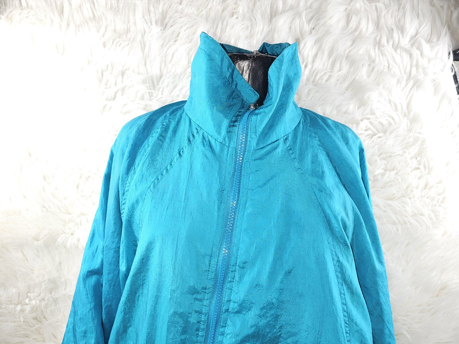 1990s - Reverseable Casual Isle Funky Colorful Windbreaker Jacket, Large