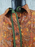Rare Disney Cast Member Animal Kingdom All Over Safari Print Uniform Shirt XL