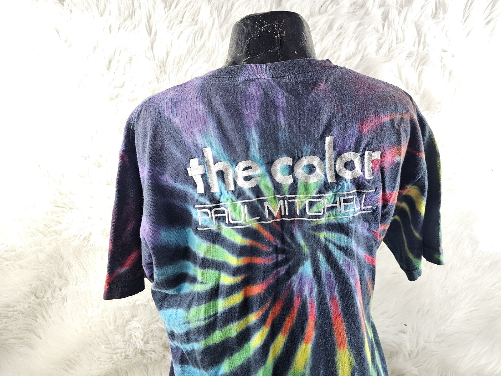 Vintage THE COLOR PAUL MITCHELL T-Shirt Sz Medium Tiedye Beautiful Colors