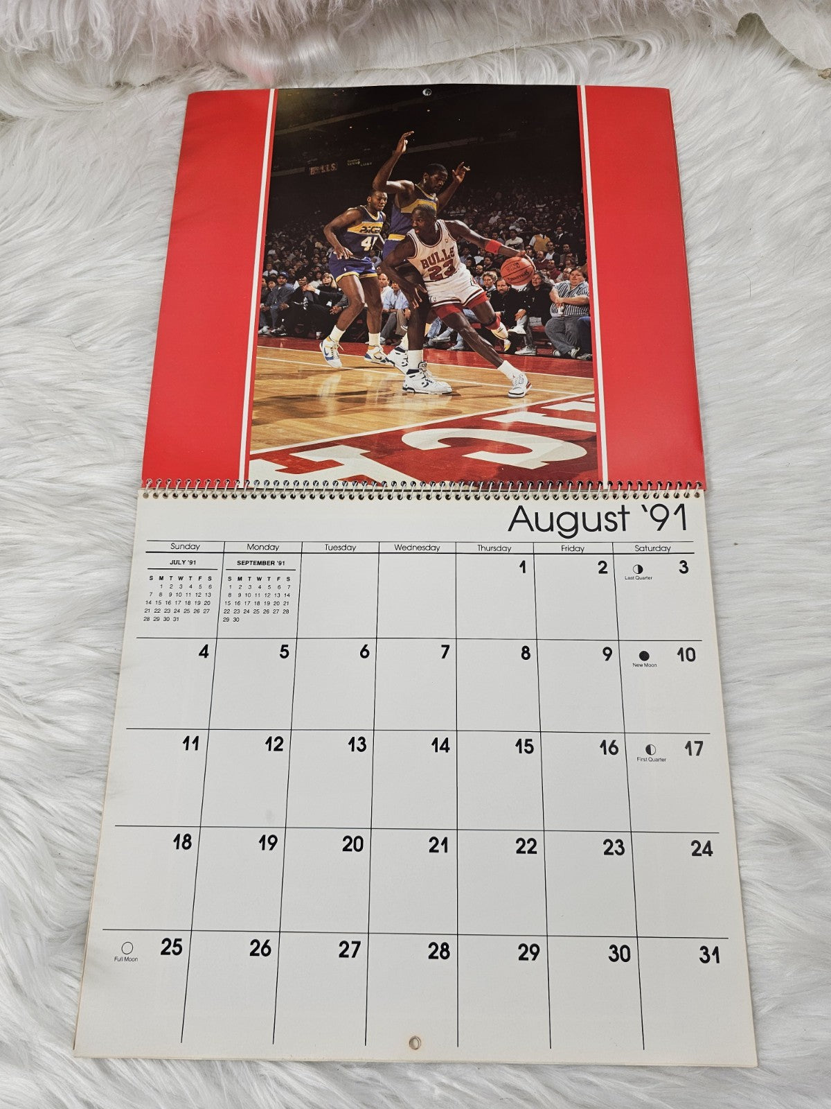 1991 - Michael Jordan Calendar - Reuse in 2030 & 2041