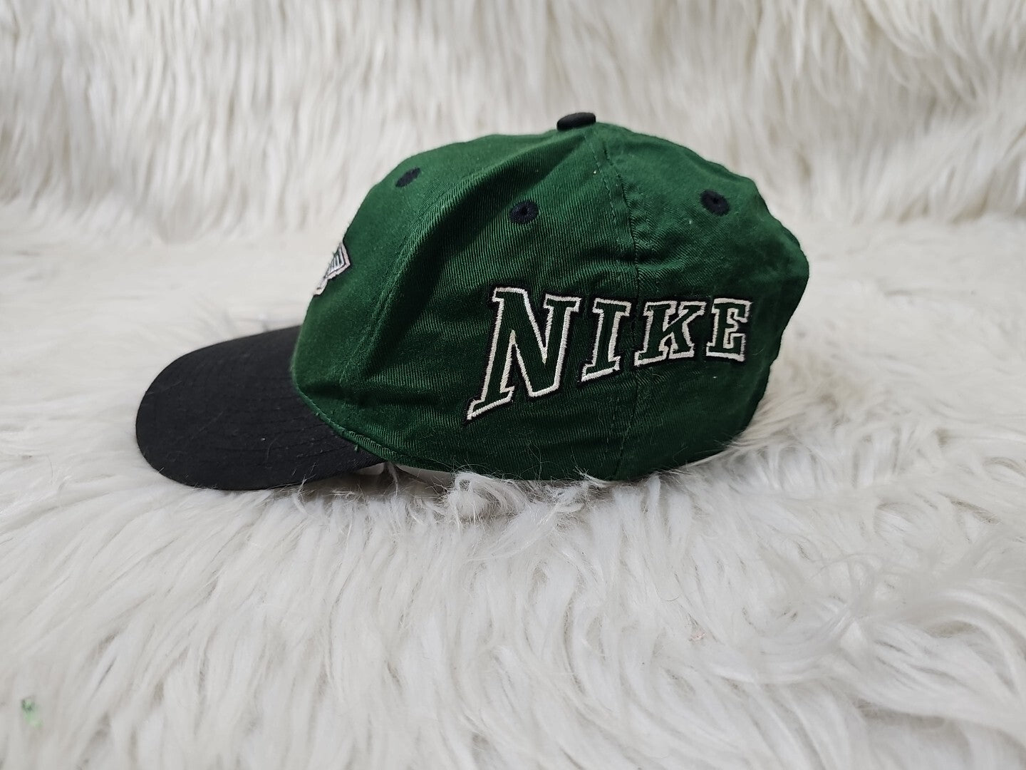 Rare Kids Vintage Nike YOUTH Snapback Hat Cap Street Ice Roller Hockey Skull