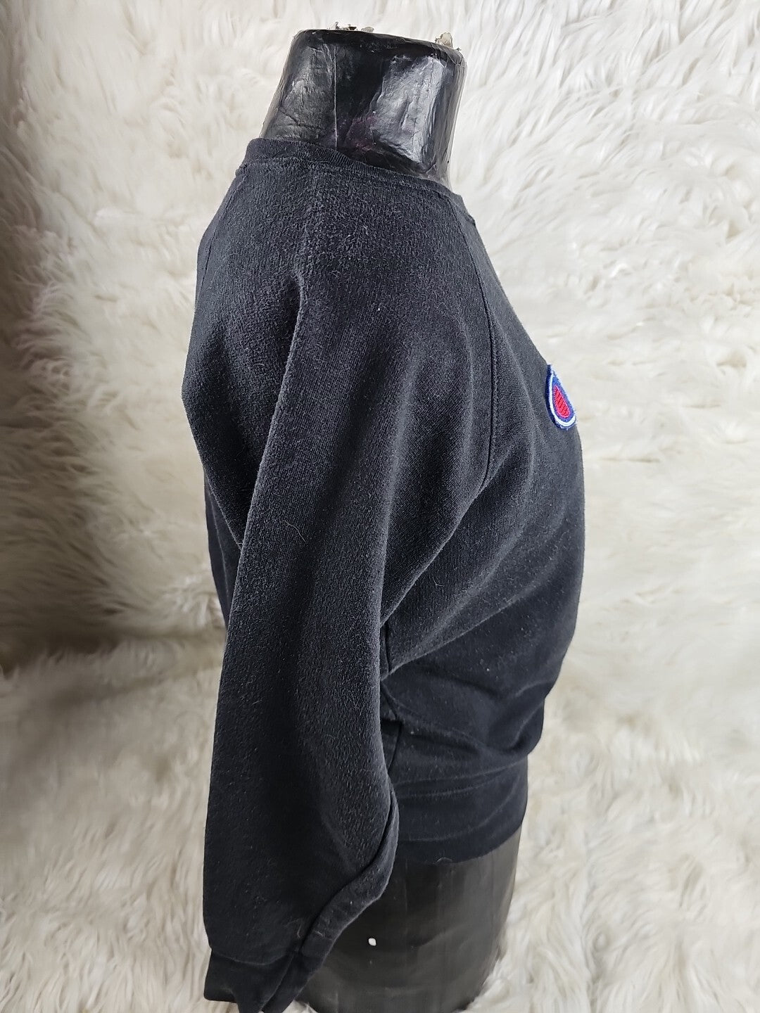 Vintage Champion Big Spell Out Embroidered Reverse Weave Hoodie Sweatshirt Small