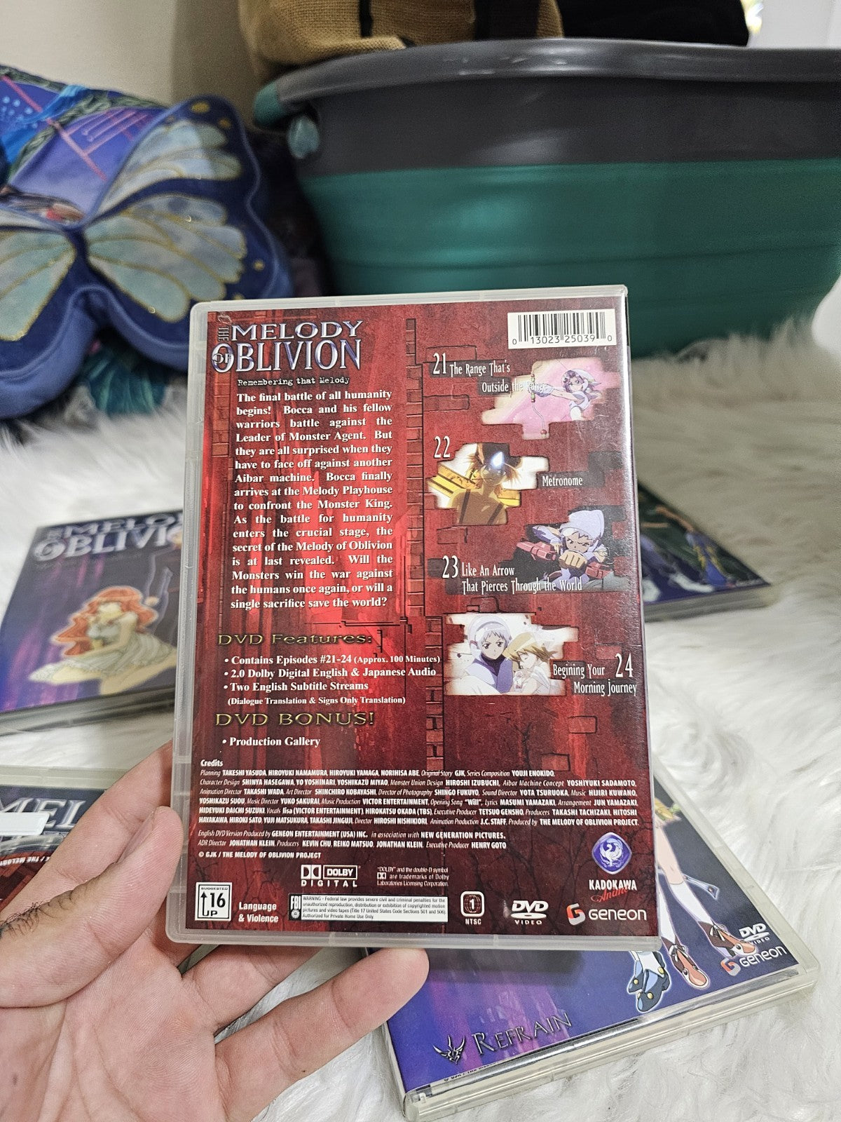 2006 - Melody of Oblivion: Vol. 1-6: Final Score DVD. Scratch Free