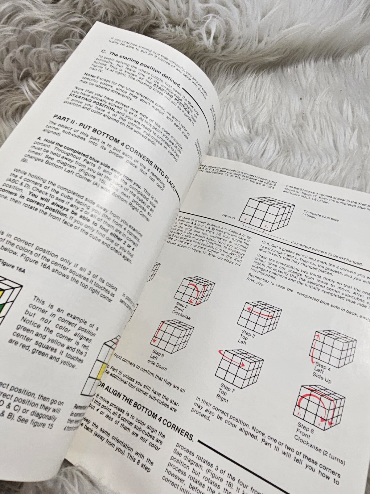 Vintage - Rubiks Cube Octagonal Prism Barrel Chex Puzzle Guide Lot