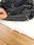 Vintage Looney Tunes WB Backpack Bag Black 90s y2K All Characters Toon Squad