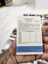 1986 - McDonald's Cards NFL Oakland Raiders (24) Blue Tab Unscratched MINT