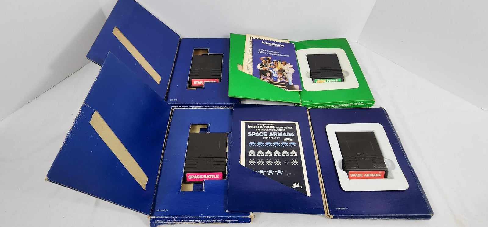 1980 - Intellivision Intelligent Television Video Game Cartridges