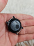 1991 - Lorus Kermit The Frog  Black Round Case Black Faux Leather Band Watch