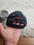 Vintage Rare Y2K Guatemala Hooters Harley H2  Baseball Cap Hat - Black Orange