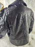 Rare Vintage Gadabout Men's Black Leather Motorcycle/Biker Jacket Size 52 NYPD