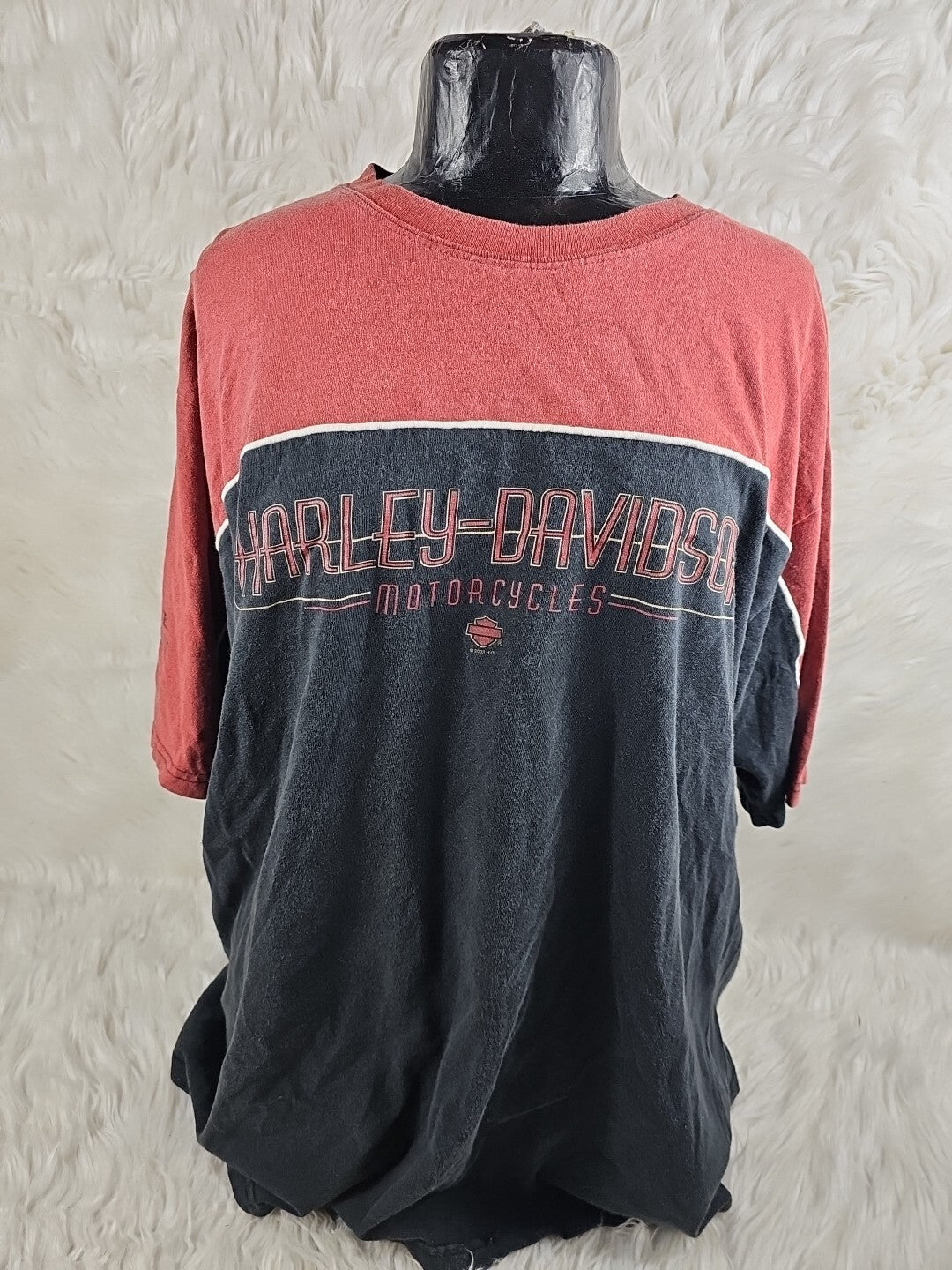 2002 - HARLEY DAVIDSON T Shirt  Indiana USA Size XL Motorcycle Biker Shirt