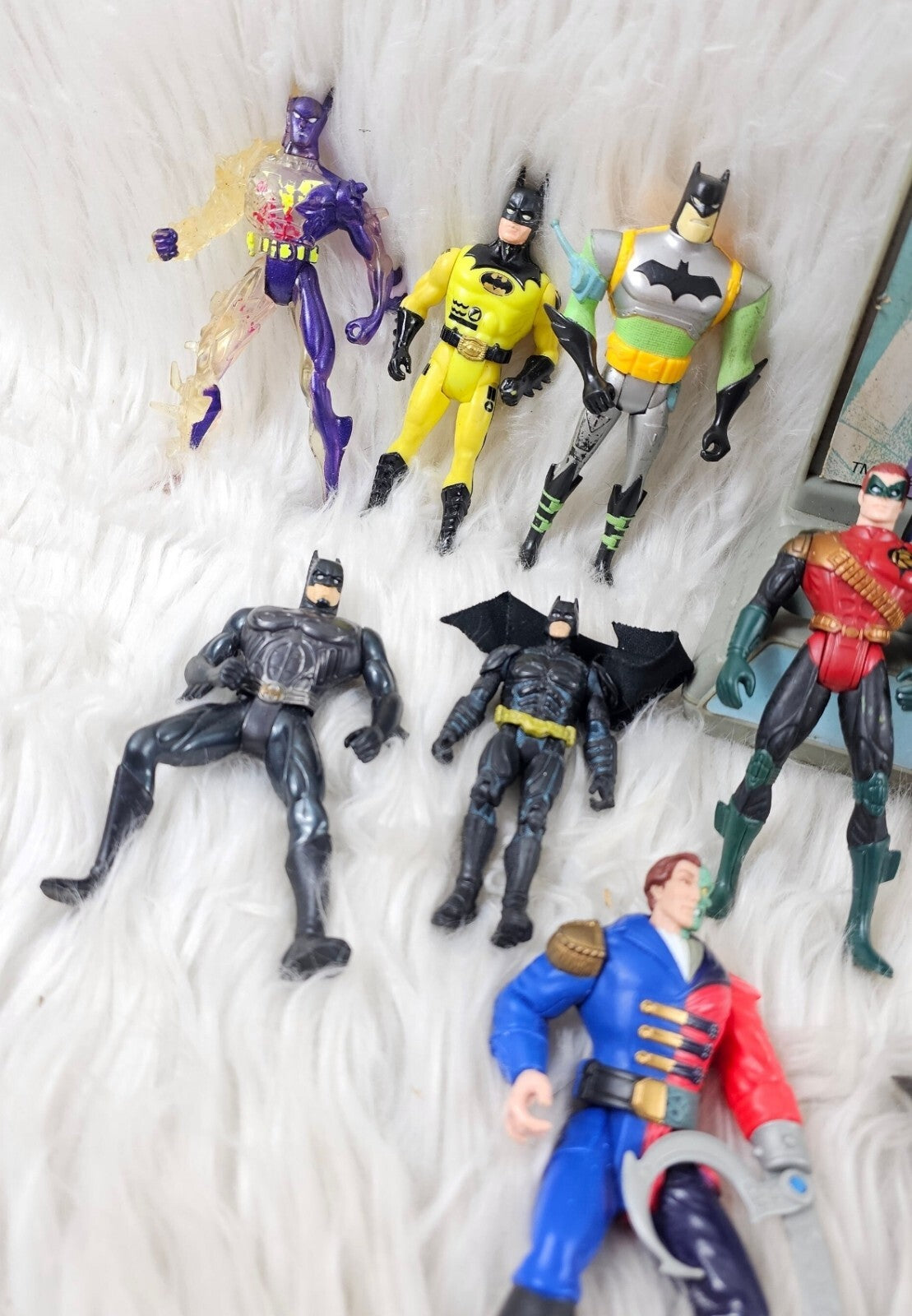15 Vintage/Modern DC Batman and Robin Action Figure collection