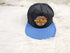1990s - Warner Bros Space Jam Snapback Hat Black Blue Metallic Logo