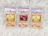 2000 - 3 Pokemon Trading Cards Base Set - Charmander Game/Rocket Mint 6,7 And 9