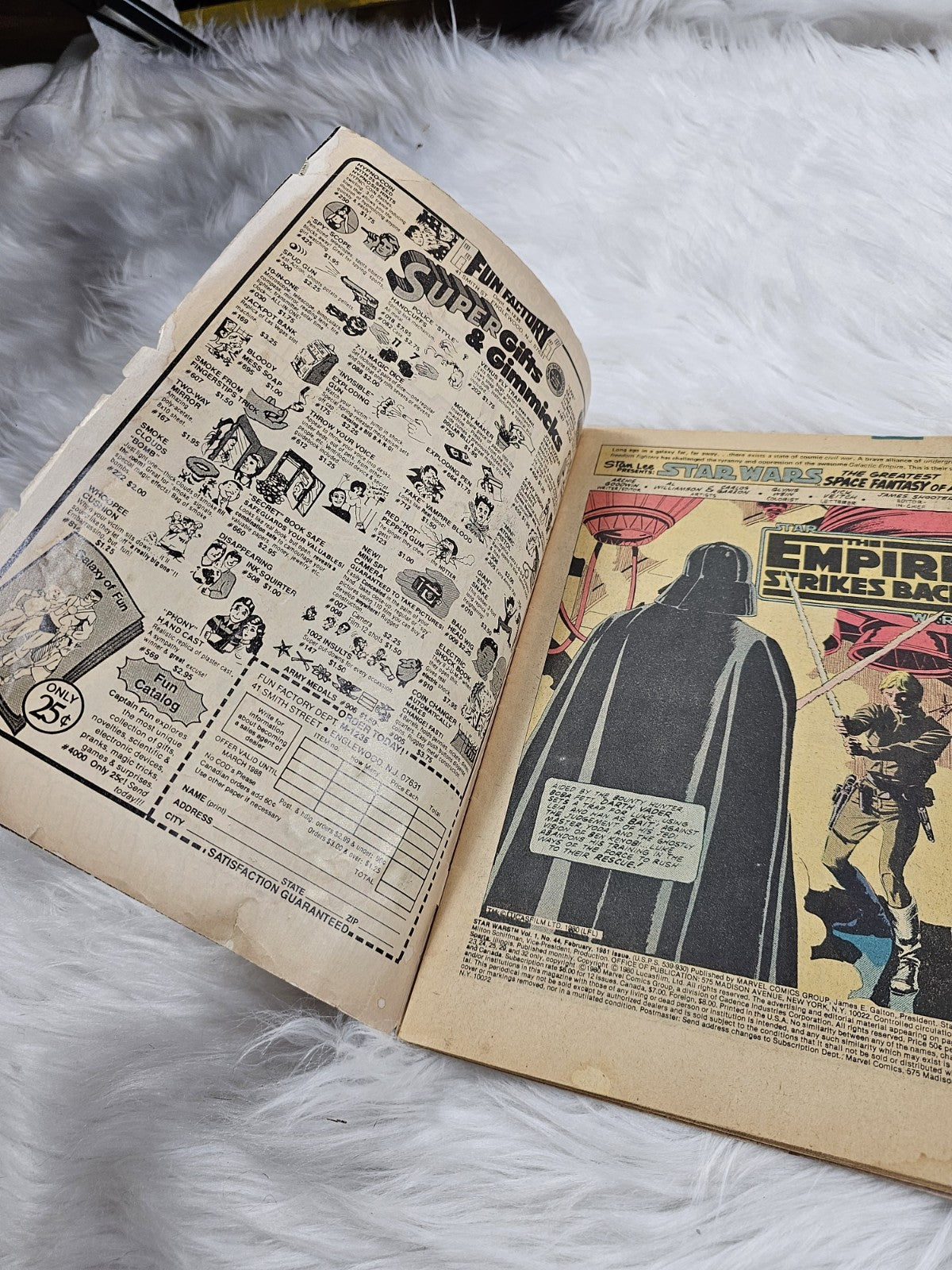1980 - STAR WARS #44 Newsstand Marvel Comics the Empire Strikes Back Finale