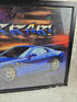 2007 - Scholastic Book Fair: Ferrari Wall Poster Tangerine Press 18" x 24", Framed