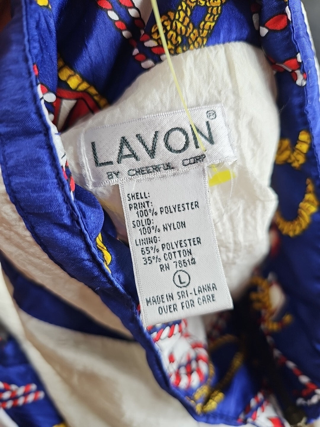 Vintage - Shiny Nautical Windbreaker Bomber Jacket