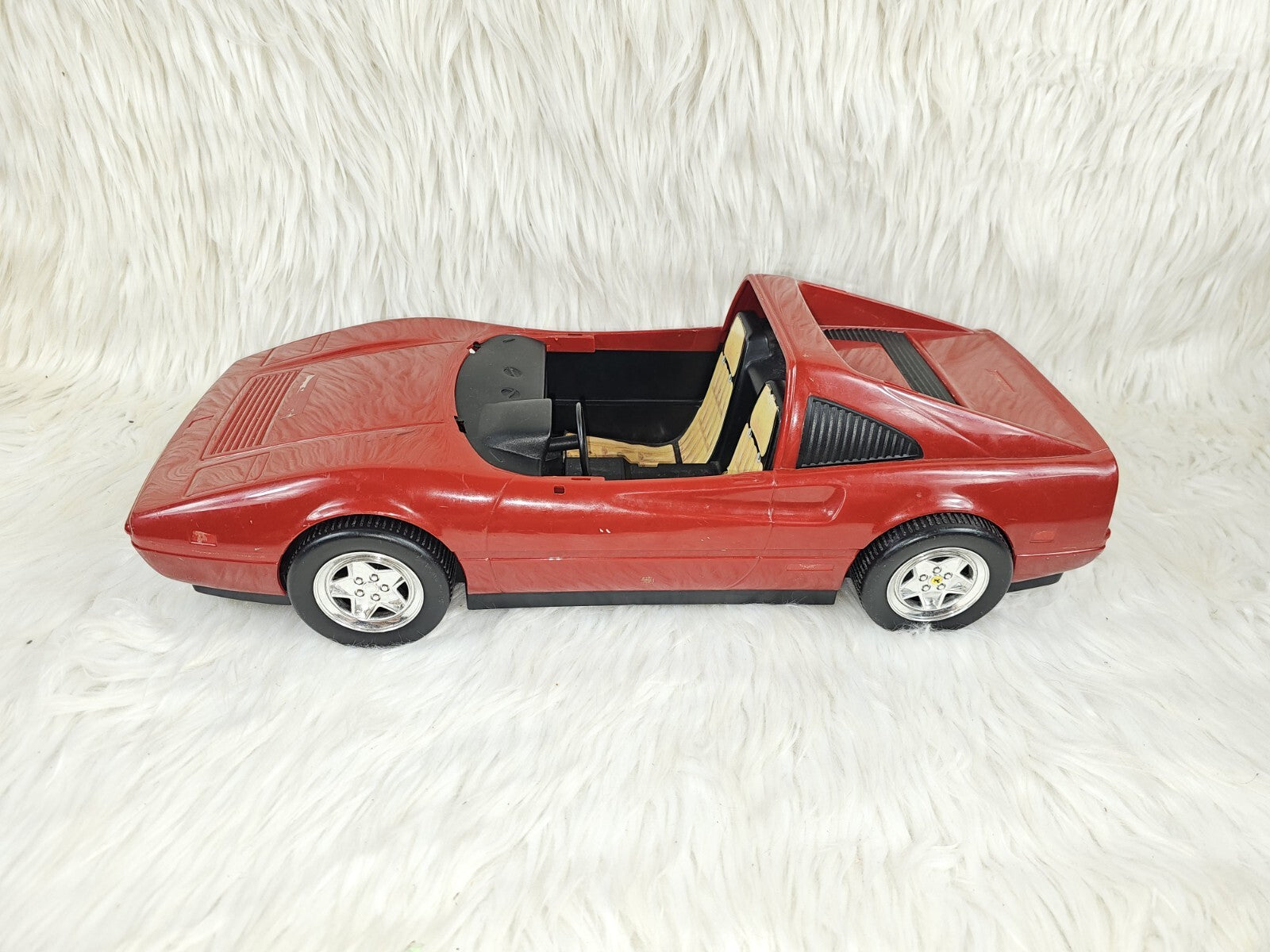 1986 -  Mattel: Red Hot Barbie Red Ferrari Convertible #3136, 21 in