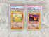1999/2000 - 2 PSA 8 MINT Pokemon Game Unlimited Base Set Charmander #46 #50 Rocket