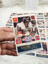 1986 - McDonald's Cards Cards NFL Chicago Bears Superbowl (24) Blue Tab Unscratched MINT