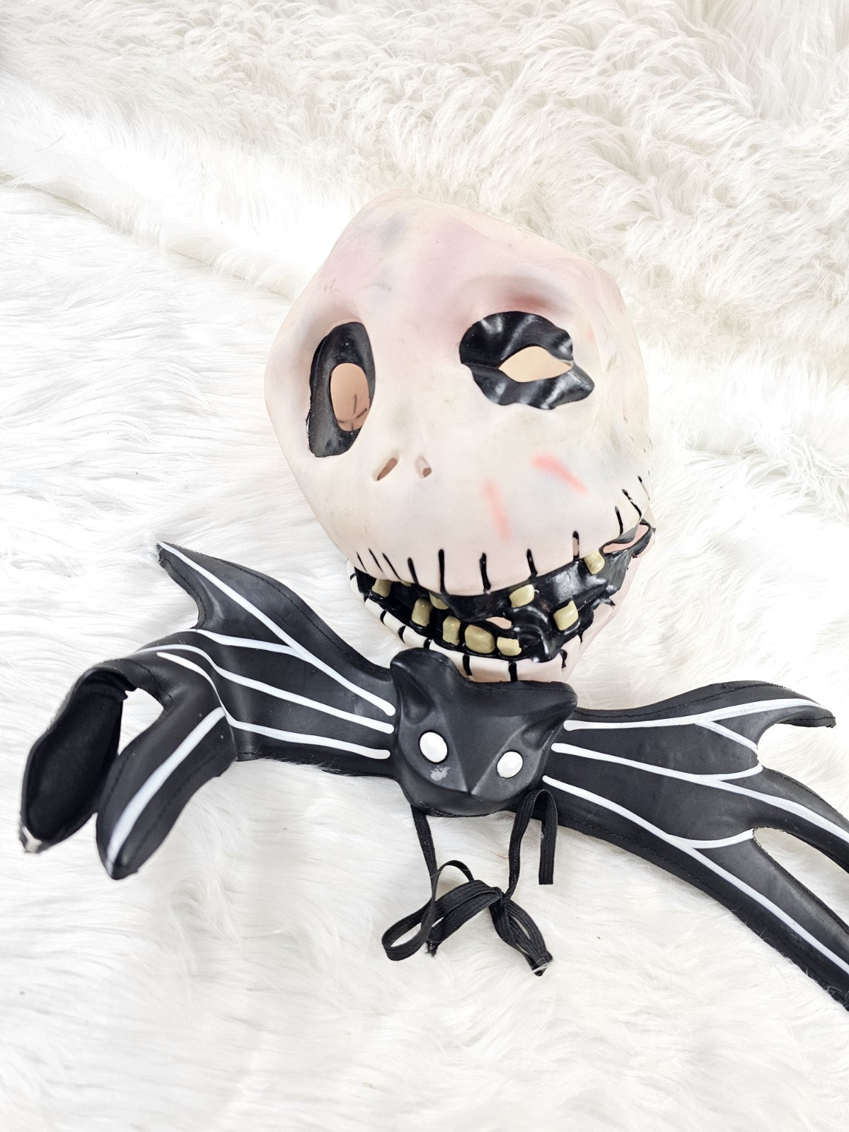 2002 - Jack Skellington Mask Disney Halloween Nightmare Before Christmas Latex