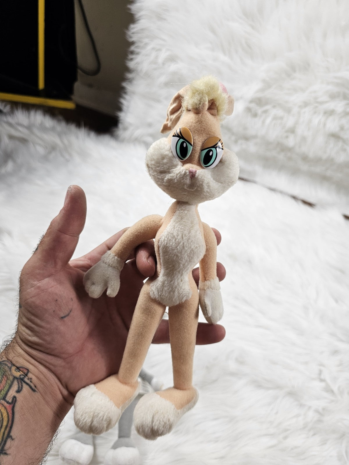 1990s - Warner Bros Lola Rabbit And Bugs Bunny - Looney Tunes Plush Toys