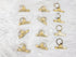 1996 - Lot of 12 Vintage  Casper Keychain With Names