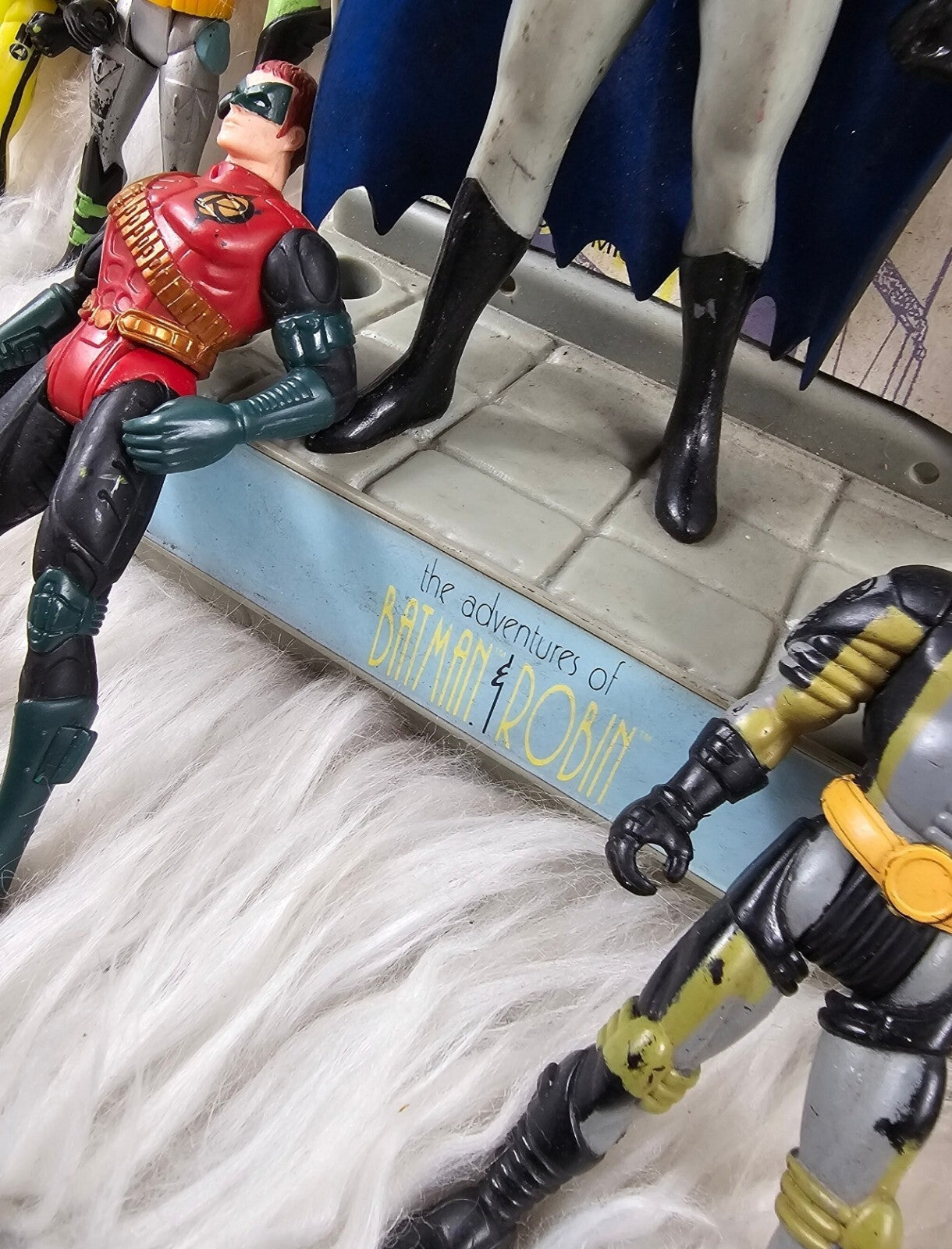 15 Vintage/Modern DC Batman and Robin Action Figure collection