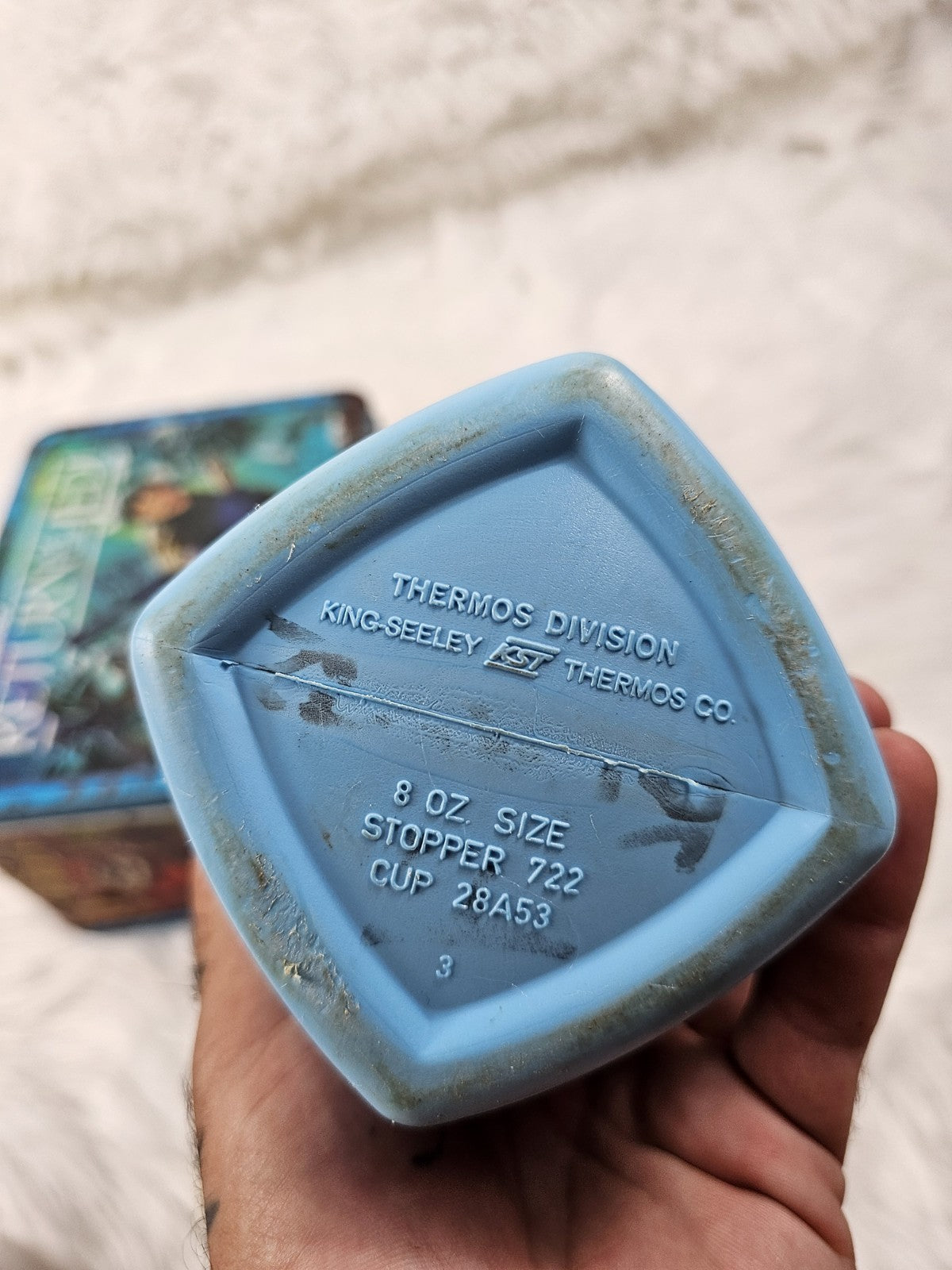 1983 - Star Wars Return of the Jedi Metal Lunchbox With Blue Thermos