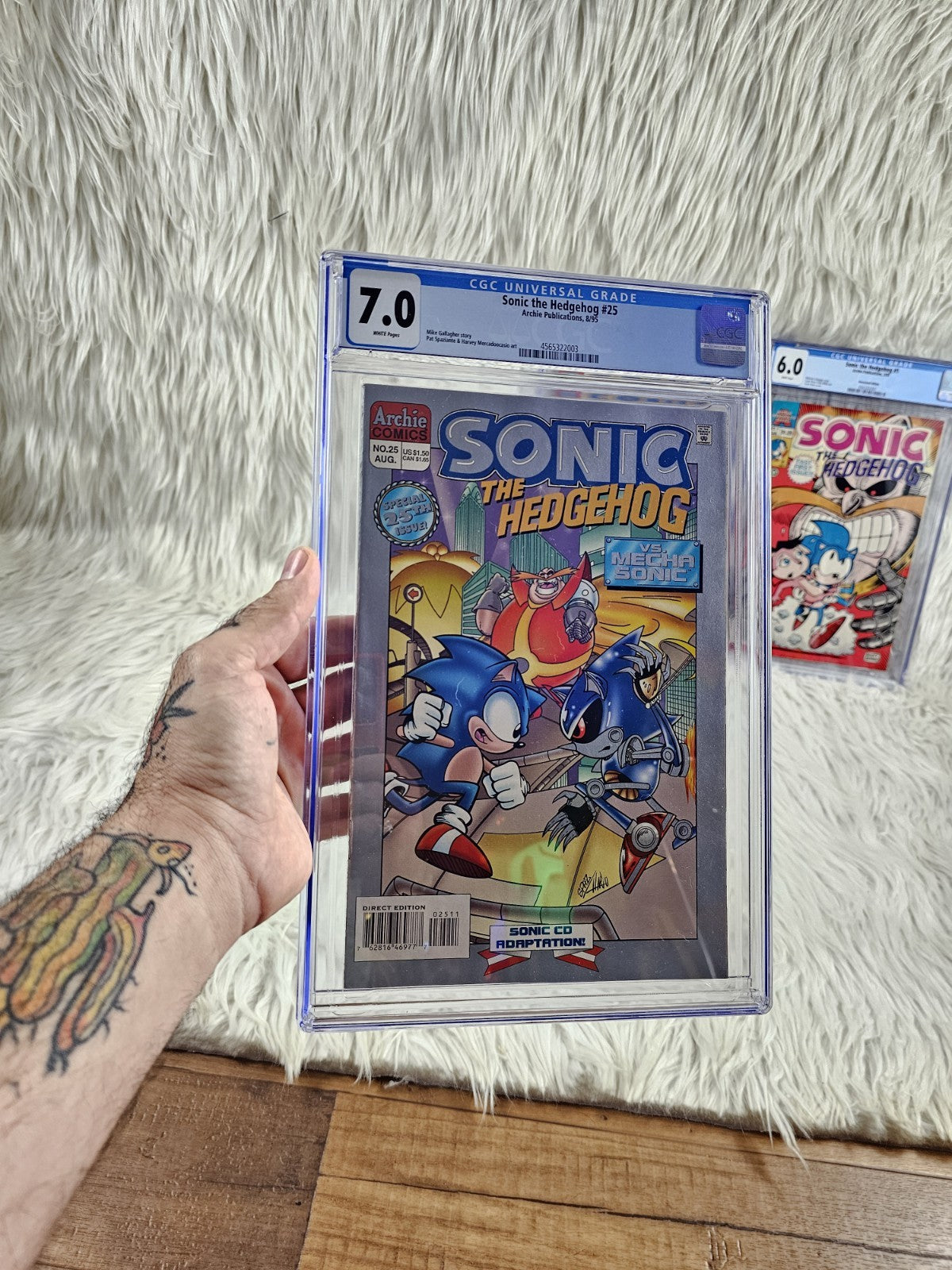 1993 - Archie Comics: Sonic the Hedgehog 0, 1, and 25 CGC Grading