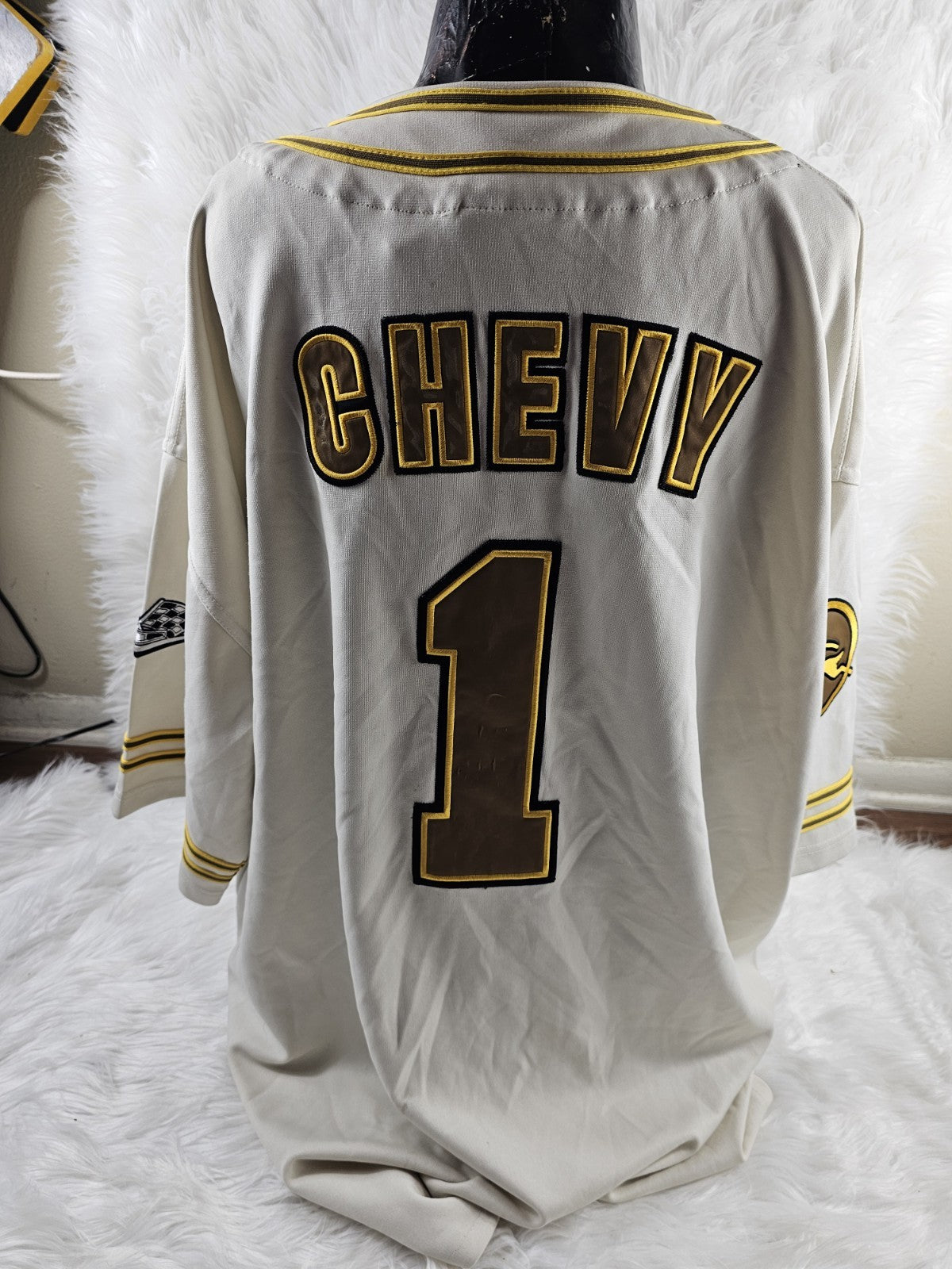 2000s - LXR Impala  Y2K Baseball Jersey XXXL Long Shirt - RARE