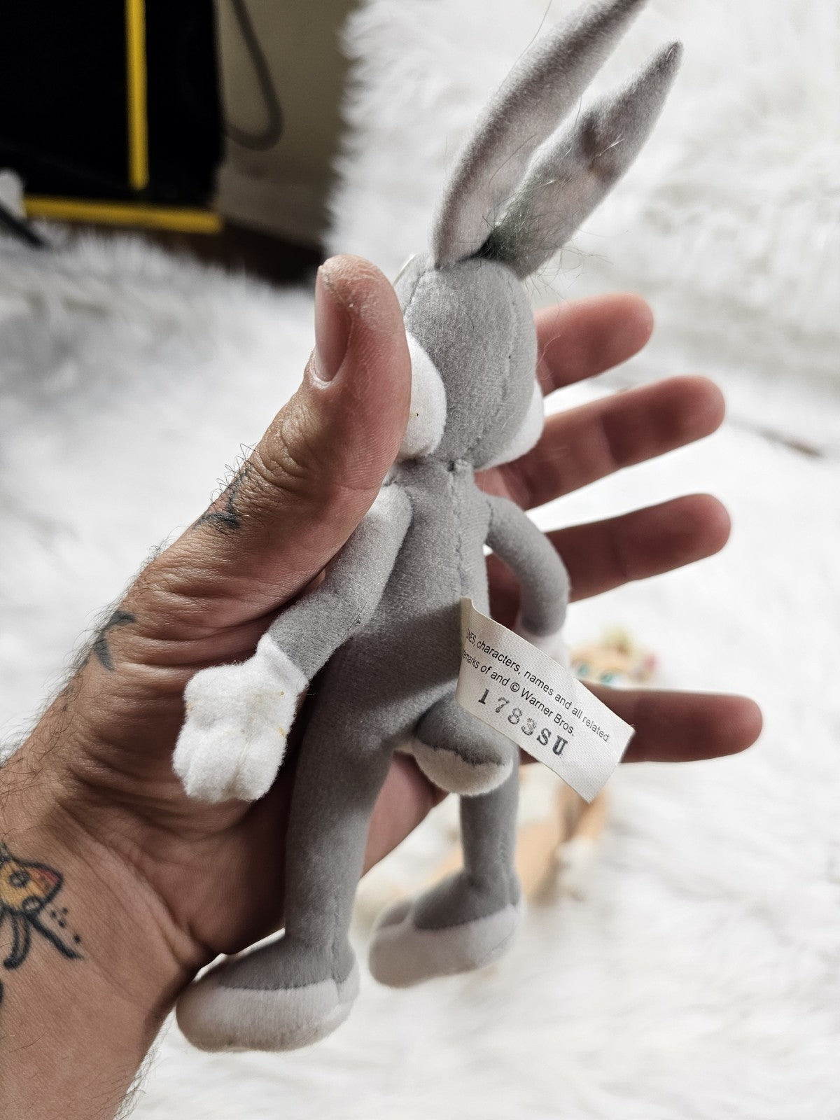 1990s - Warner Bros Lola Rabbit And Bugs Bunny - Looney Tunes Plush Toys