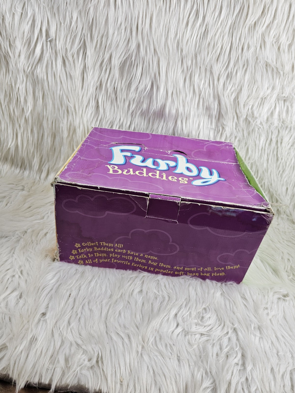 1999 - FURBY BUDDIES Tiger Retail Store Display Box - RARE