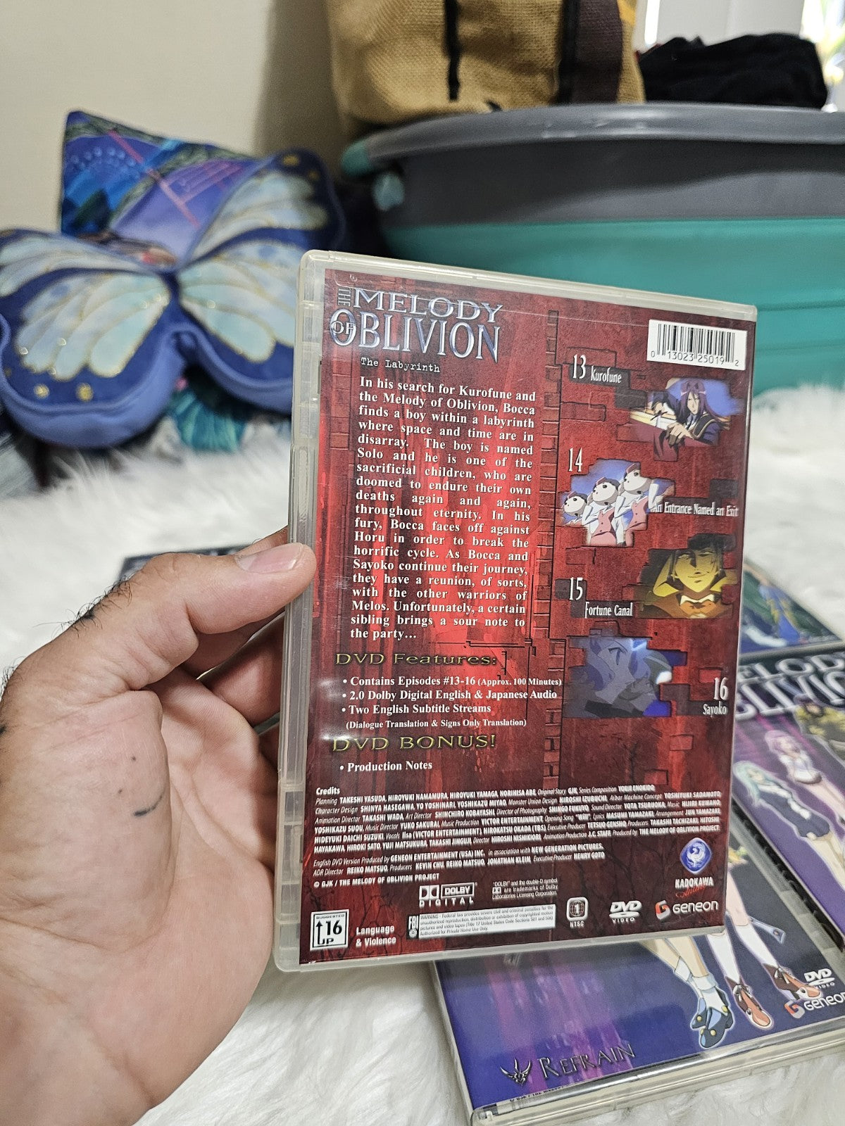 2006 - Melody of Oblivion: Vol. 1-6: Final Score DVD. Scratch Free