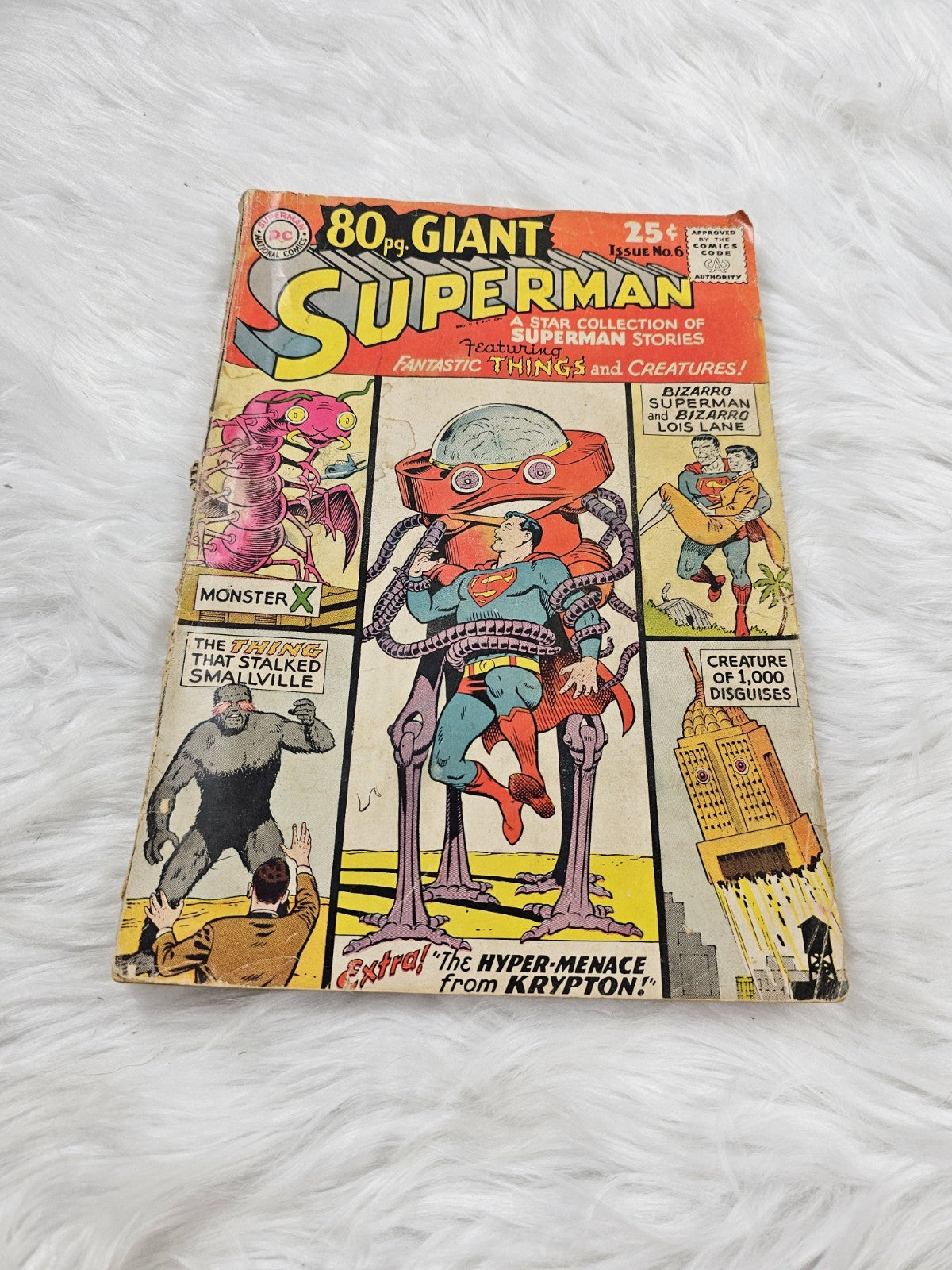 DC Rare Superman 80 Page Giant #6 Comic Book