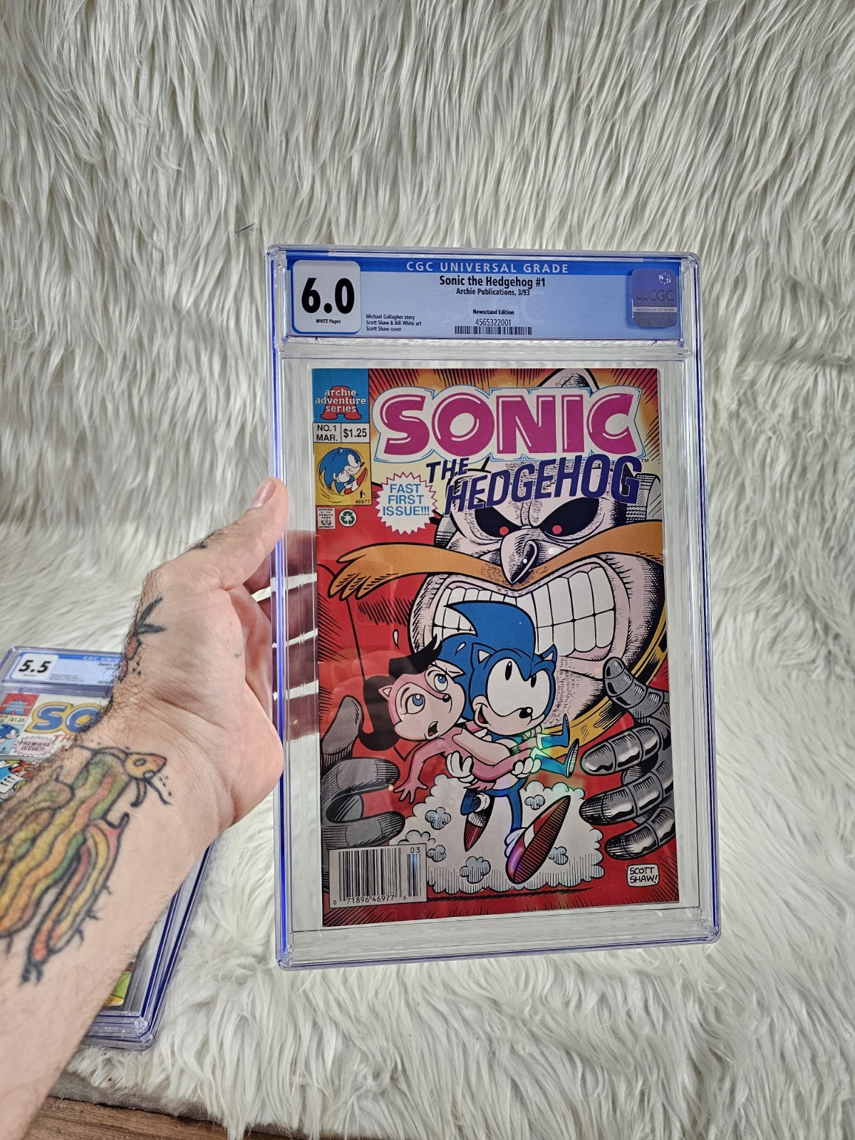 1993 - Archie Comics: Sonic the Hedgehog 0, 1, and 25 CGC Grading