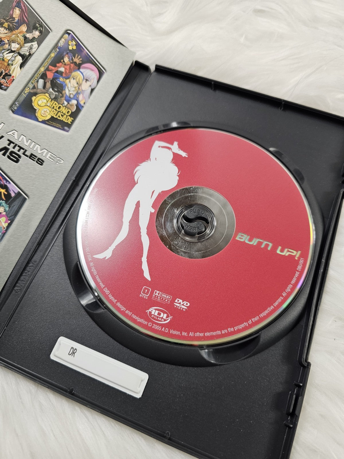 2005 - 2 Dvd Burn Up! Big Crimes Big Busts DVD Anime ADV  Scratch Free